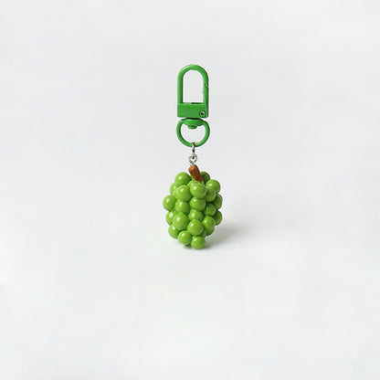 Keypus - Cute Fruit Motif Plastic Metal Keychain