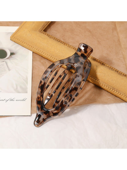 Beau - Mesh Leopard Print Hair Clip