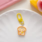 Keypus - Cute Breakfast Plate Pendant Keychain