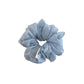 Gifty - Floral Print Polyester Ruffled Scrunchie