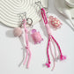 Keypus - Pink Cartoon Turtle Pendant Keychain