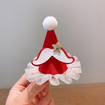Beau - Bright Christmas Theme Bow Decorative Hair Clip
