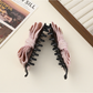 Beau - Delicate Bow Detail Curved banana Clip