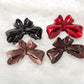 Beau - Retro Bow Shape Plastic Claw Hair Clip