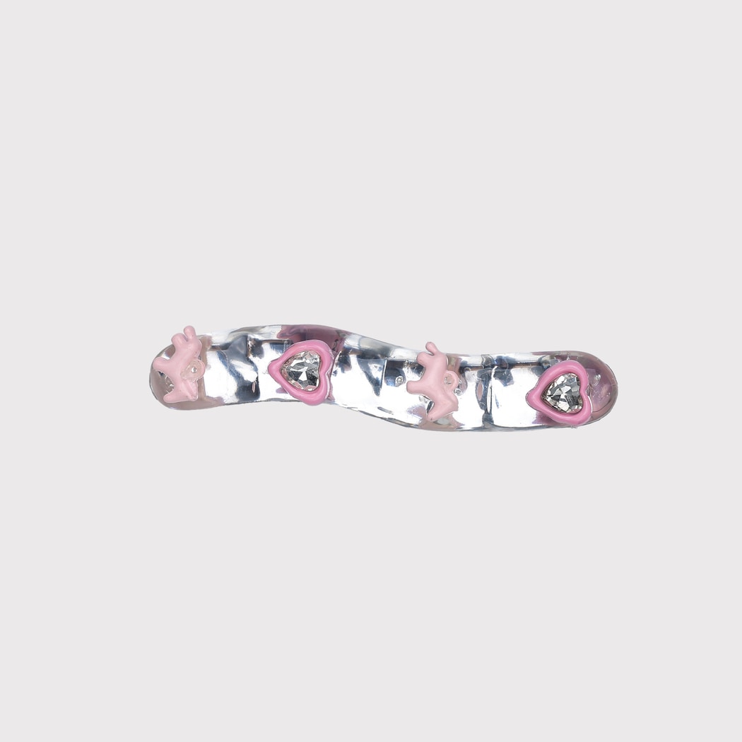 Beau - Cute Heart and Pony Accent Hair Clip