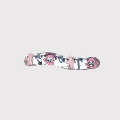 Beau - Cute Heart and Pony Accent Hair Clip