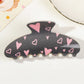 Beau - Black Square Tooth Claw Clip