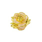 Beau - Sweet Floral Rose Gold Trim Hair Claw Clip
