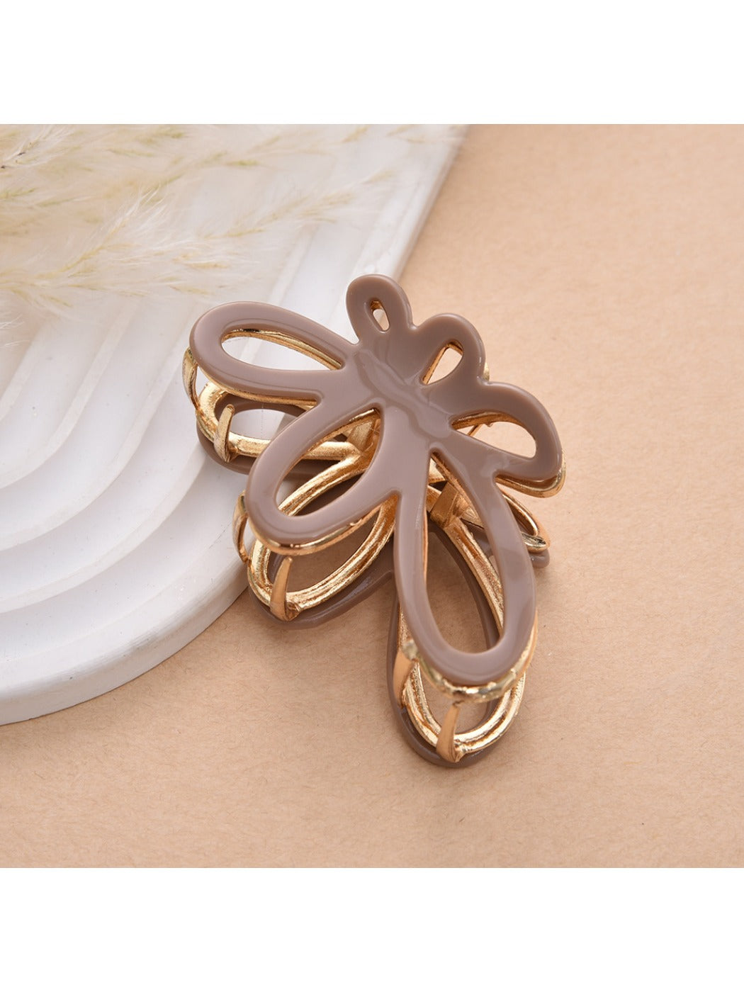 Beau - Openwork Butterfly Claw Clip