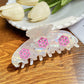 Beau - Christmas Snowflake Accent Claw Clip