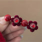 Beau - Red Velvet Flower Hair Clip