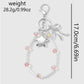 Keypus - Sweet Bow and Star Beaded Keychain