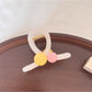 Beau - Rounded Geometric Alloy and Acrylic Claw Clip