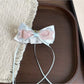 Beau - Lace Bow Ribbon Trim Decorative Banana Clip