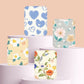 Mirroray - Floral Pattern PU Frame Folding Makeup Mirror