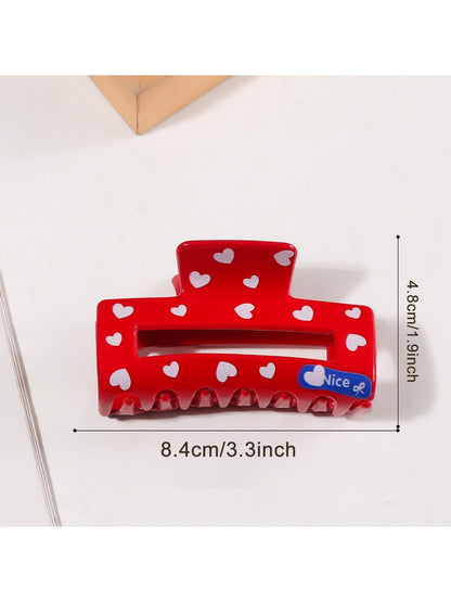 Beau - Red Tone Claw Clip