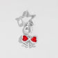 Keypus - Hollow Star Bow Pendant Keychain