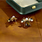 Earedge - Vintage Luxe Bee-Shaped Stud Earrings
