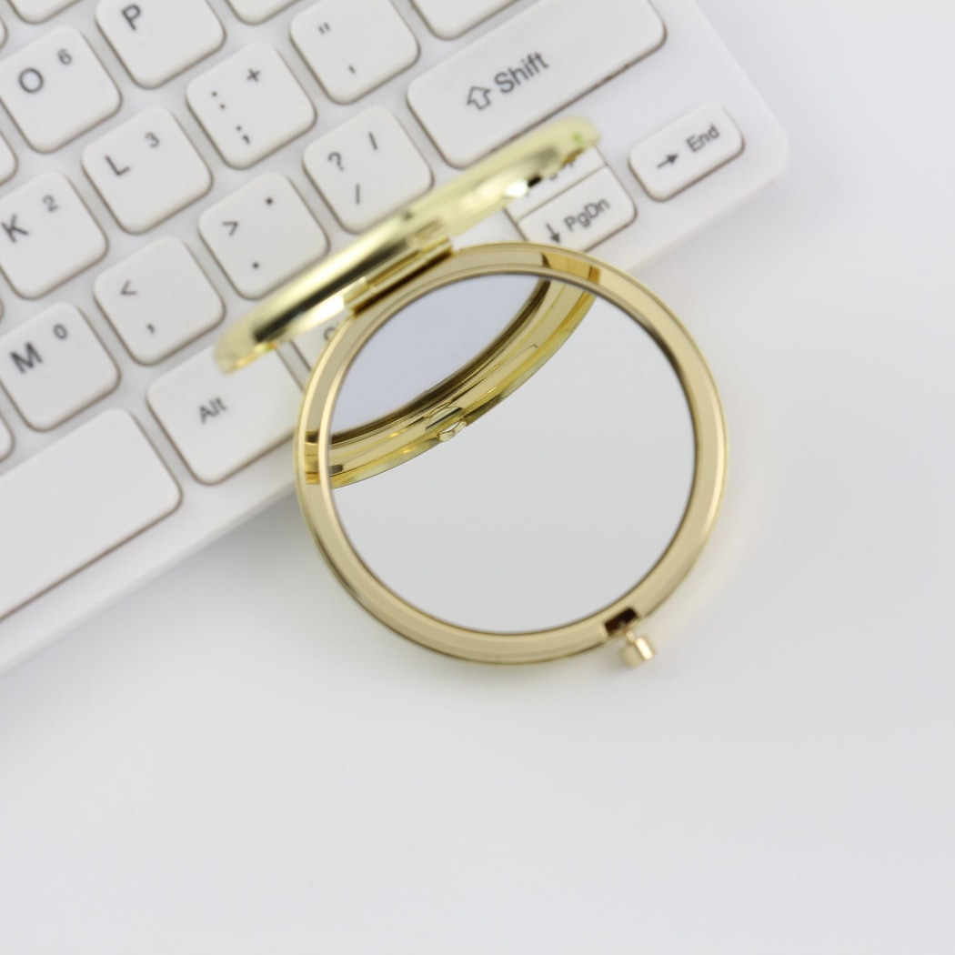 Mirroray - Pastel Toned Round Folding Mirror