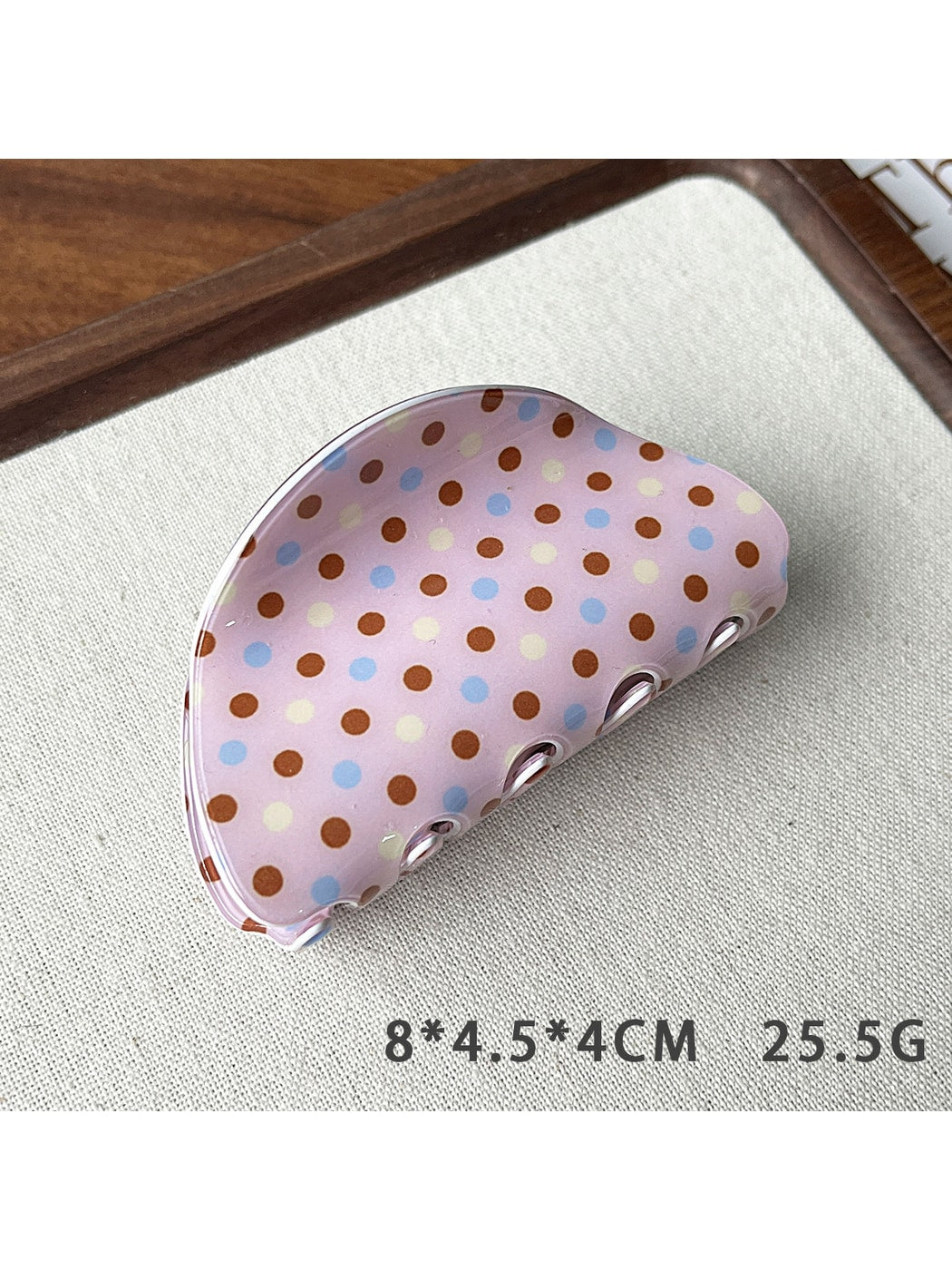 Beau - Modern Minimalist Polka Dot Hair Claw Clip