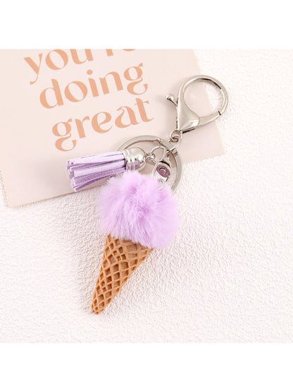 Keypus - Plastic Ice Cream Bag Charm Keychain