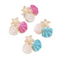 Earedge - Ocean Themed Starfish Dangle Earrings
