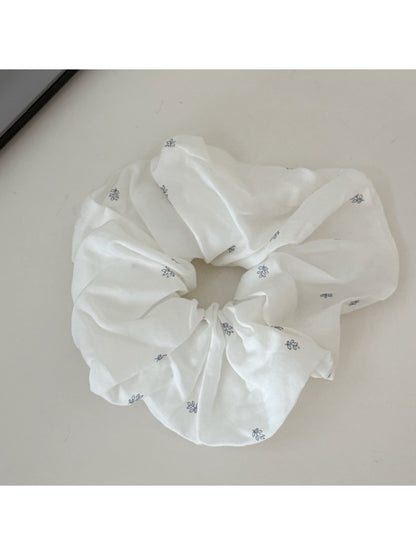 Gifty - Simple Floral Print Polyester Hair Scrunchie