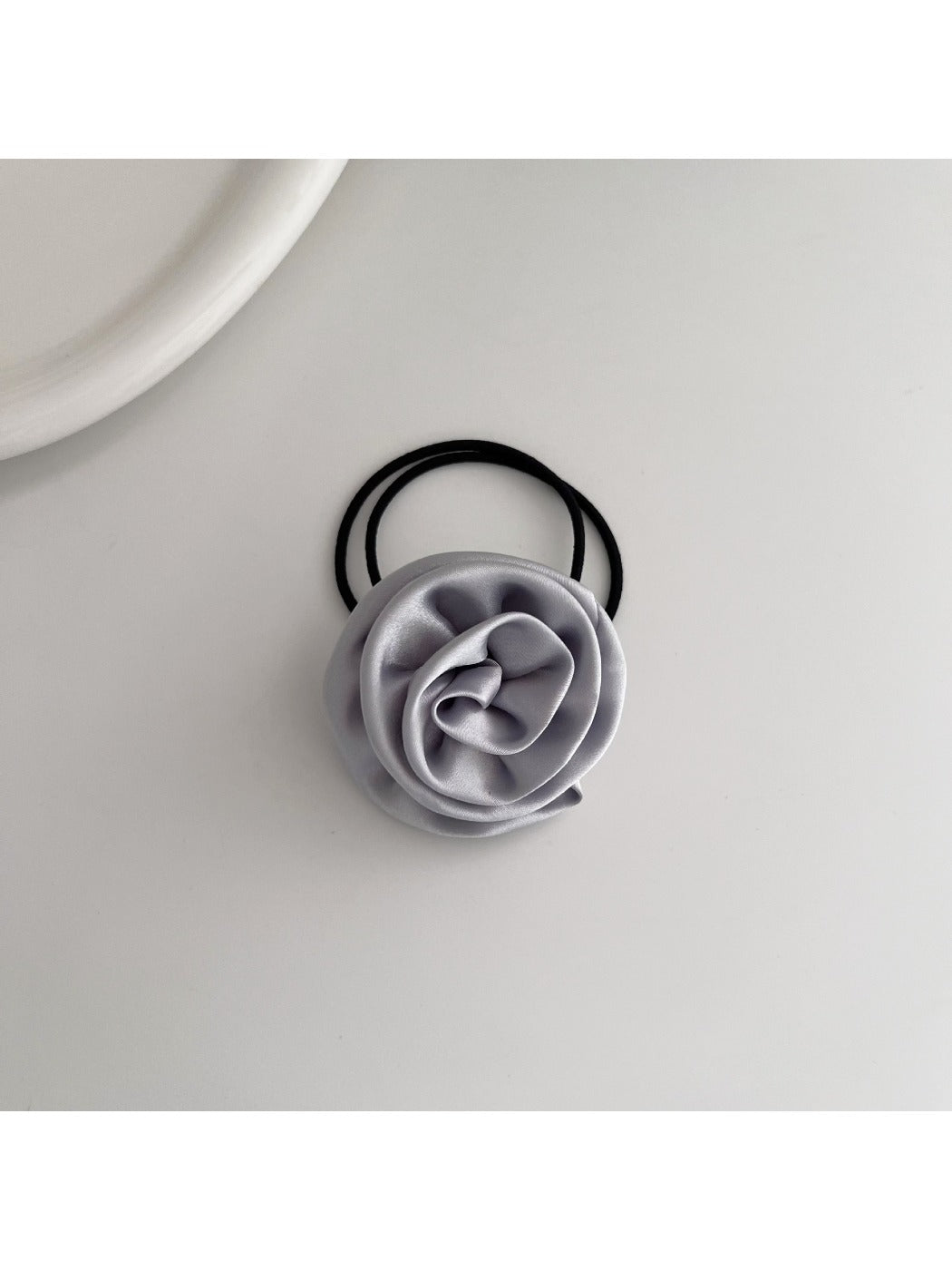 Gifty - Satin 3D Flower Hair Tie