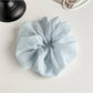 Gifty - Fluffy Sheer Fabric Mesh Look Scrunchie