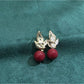 Earedge - Floral Leaf Design Decorative Stud Earrings