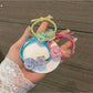 Gifty - Smiley Face Plaid Printed Ponytail Hair Tie