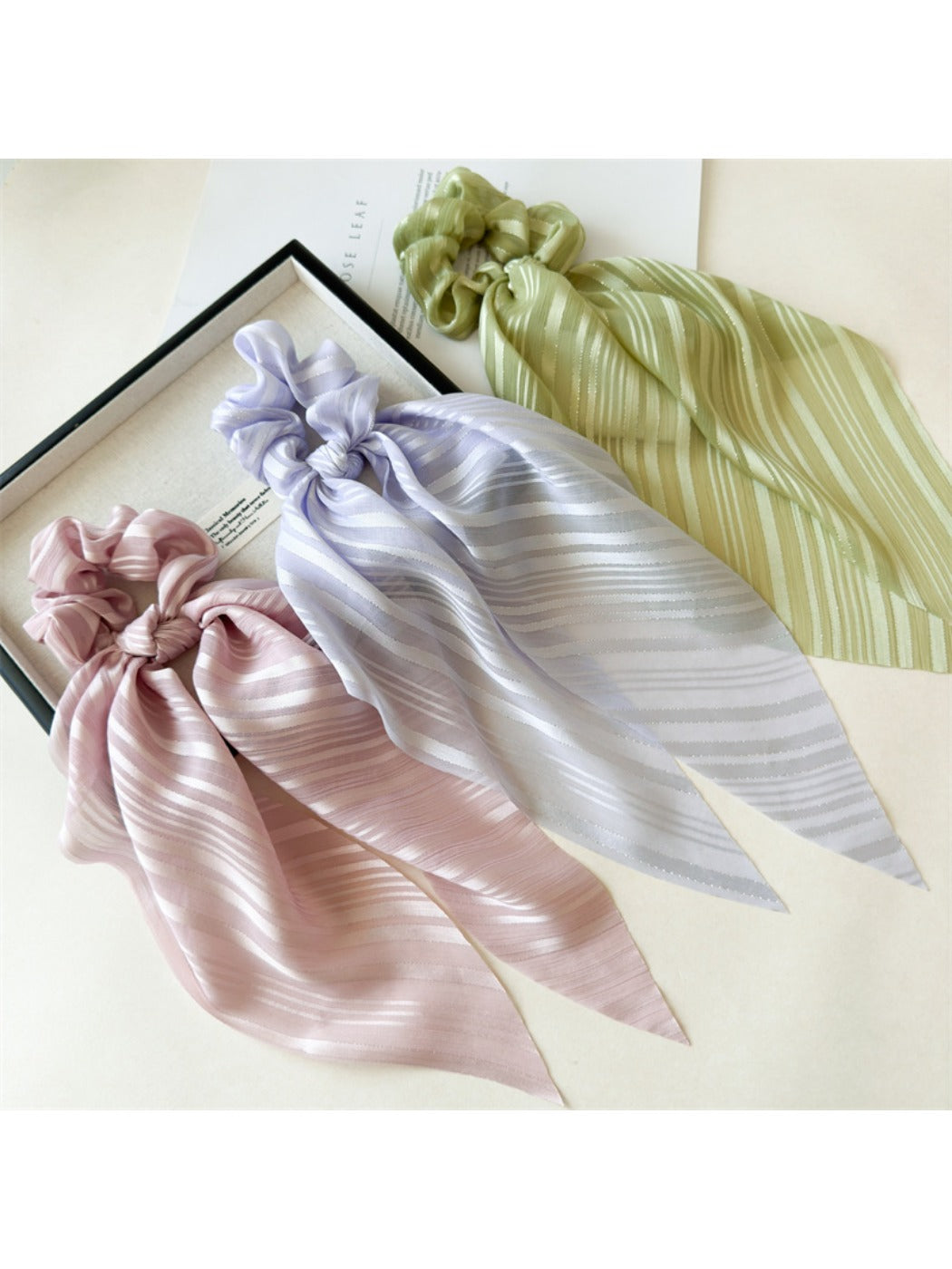 Gifty - Soft Ribbon Hair Scrunchie