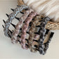 Gifty - Minimalist Plaid Long Tooth Headband