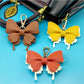 Keypus - Cartoon Butterfly Bag Charm Alloy Keychain