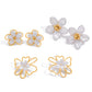 Earedge - Minimalist Openwork Floral Earrings