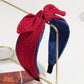 Gifty - Polka Dot Bow Wide Fabric Fashion Headband