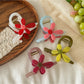 Beau - Petal Design PVC Alloy Women's Hair Claw Clip