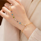 Lovra - Alloy Synthetic Zircon Circle Bracelet