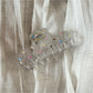 Beau - Acrylic Polka Dot Bow Geometric Claw Clip