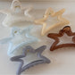 Beau - Simple Transparent Star Shape Hair Claw Clip