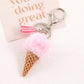 Keypus - Plastic Ice Cream Bag Charm Keychain
