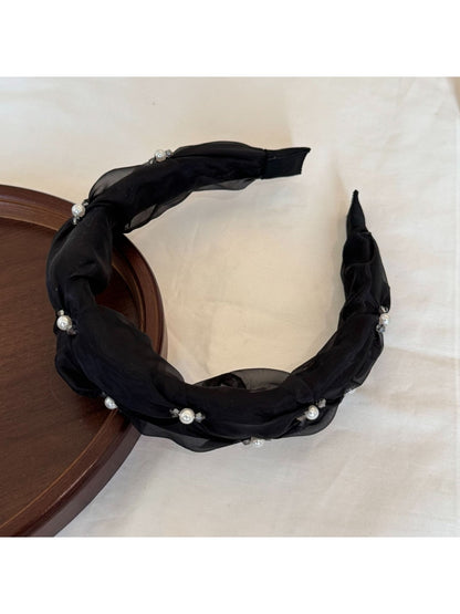 Gifty - Sweet Style Mesh Embellished Fashion Headband