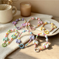 Keypus - Acrylic Bow Beaded Bag Charm Keychain