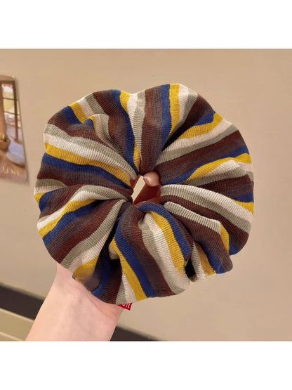 Gifty - Brown Striped Hair Ties