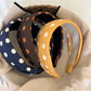 Gifty - Women's Polka Dot Wide Style Fashion Headband