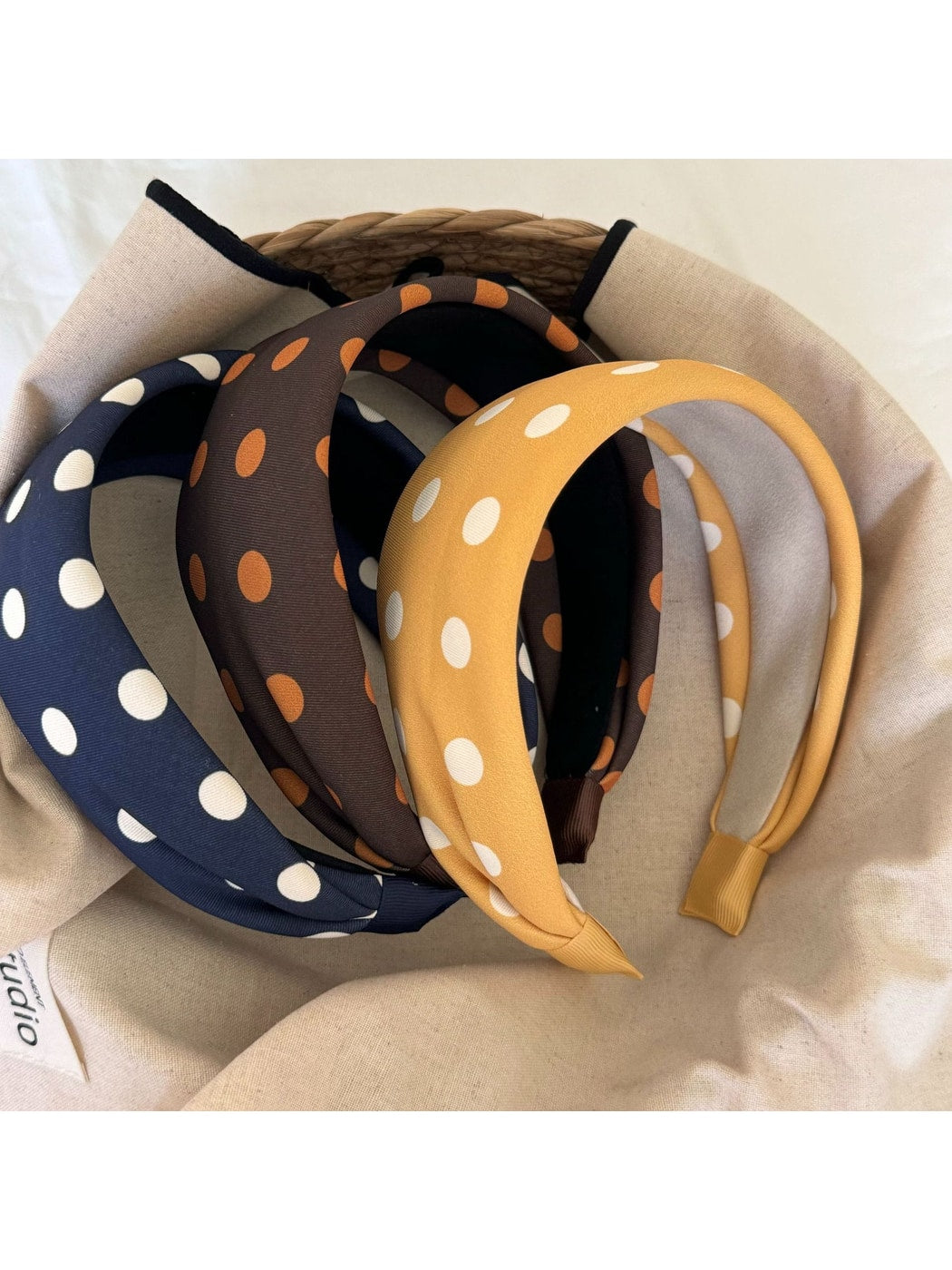 Gifty - Women's Polka Dot Wide Style Fashion Headband