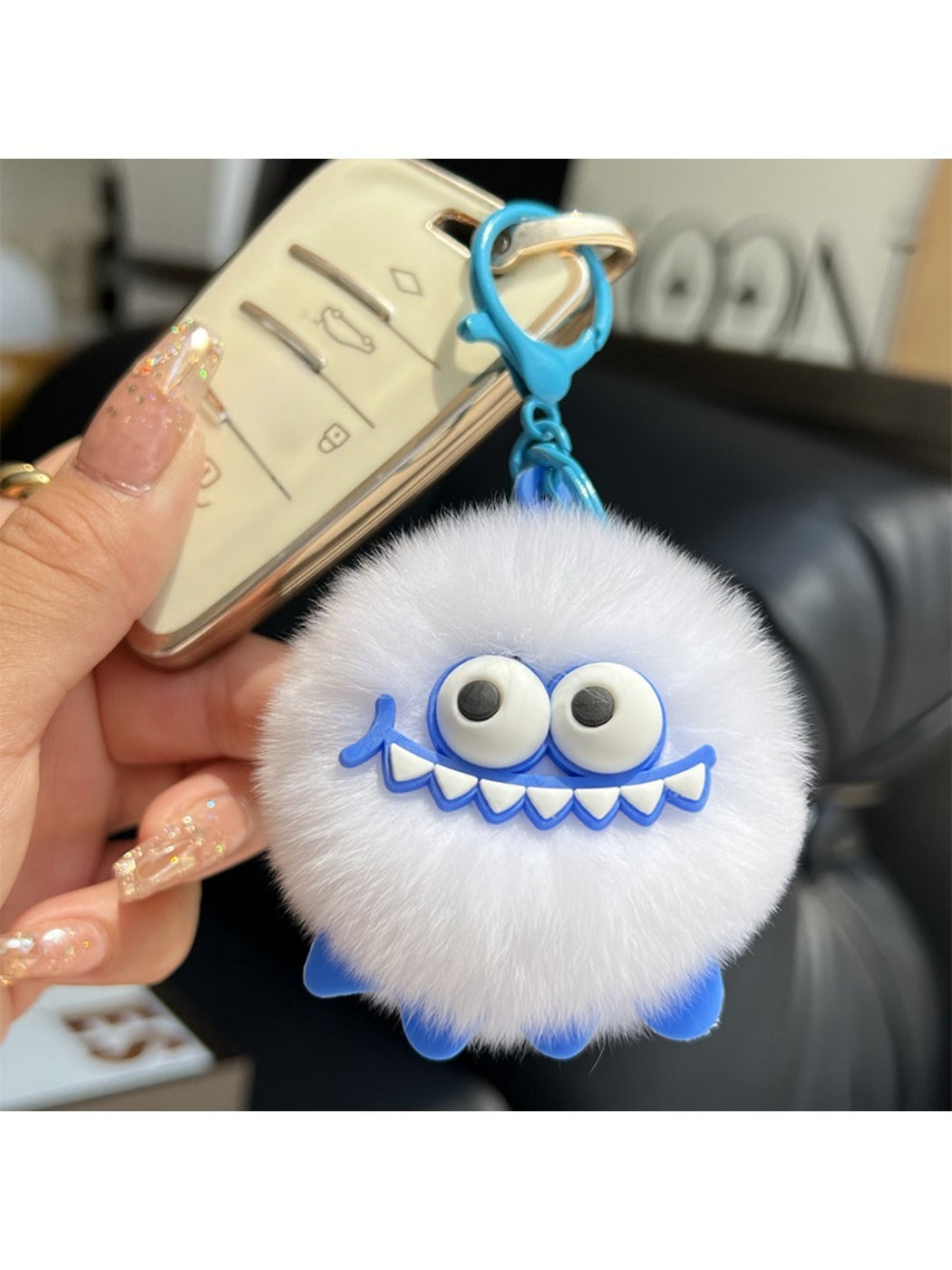 Keypus - Small Coal Ball Doll Keychain