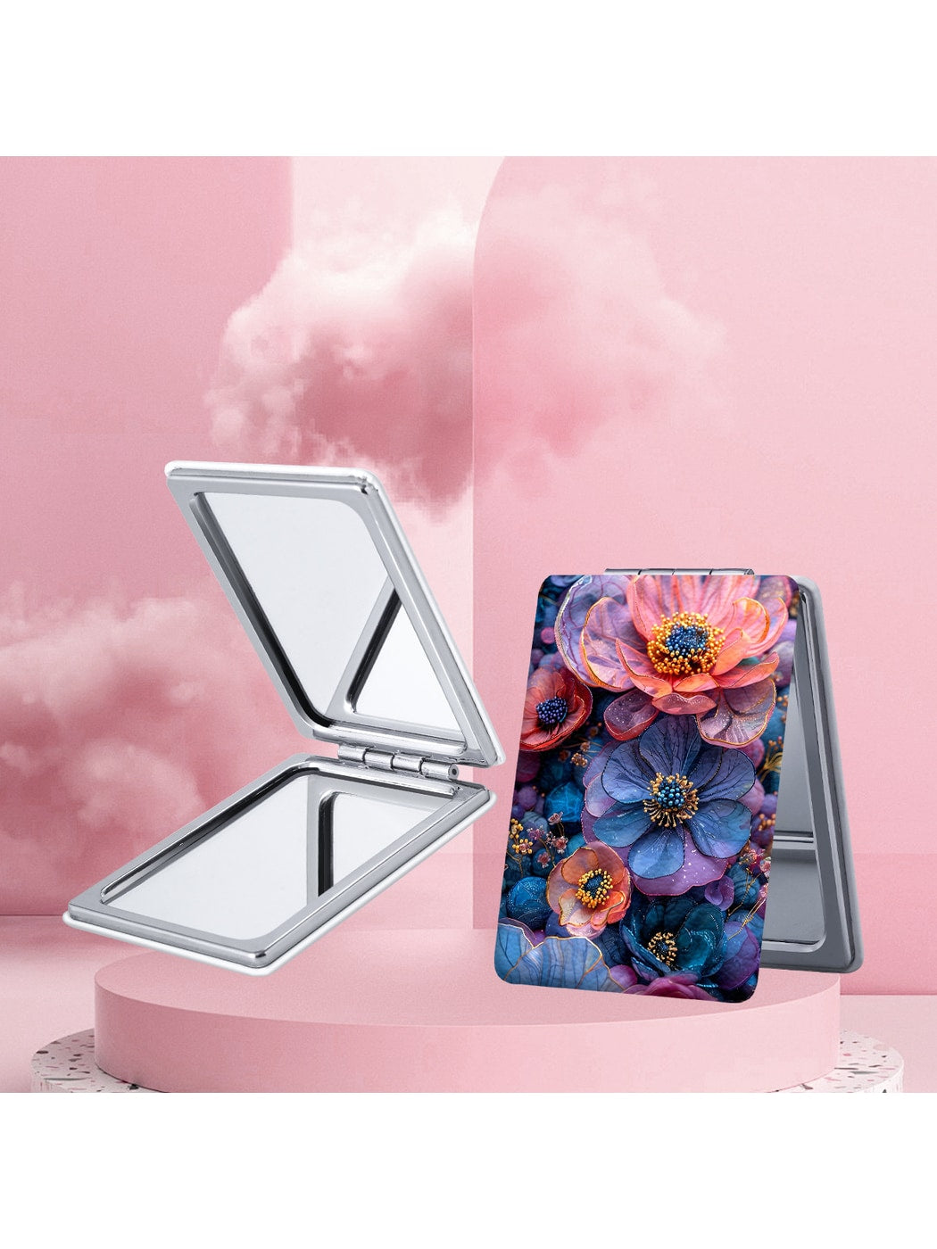 Mirroray - Portable Tabletop Folding Glass Mirror