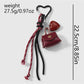 Keypus - Y2K Bow Heart Keychain Bag Charm Keychain