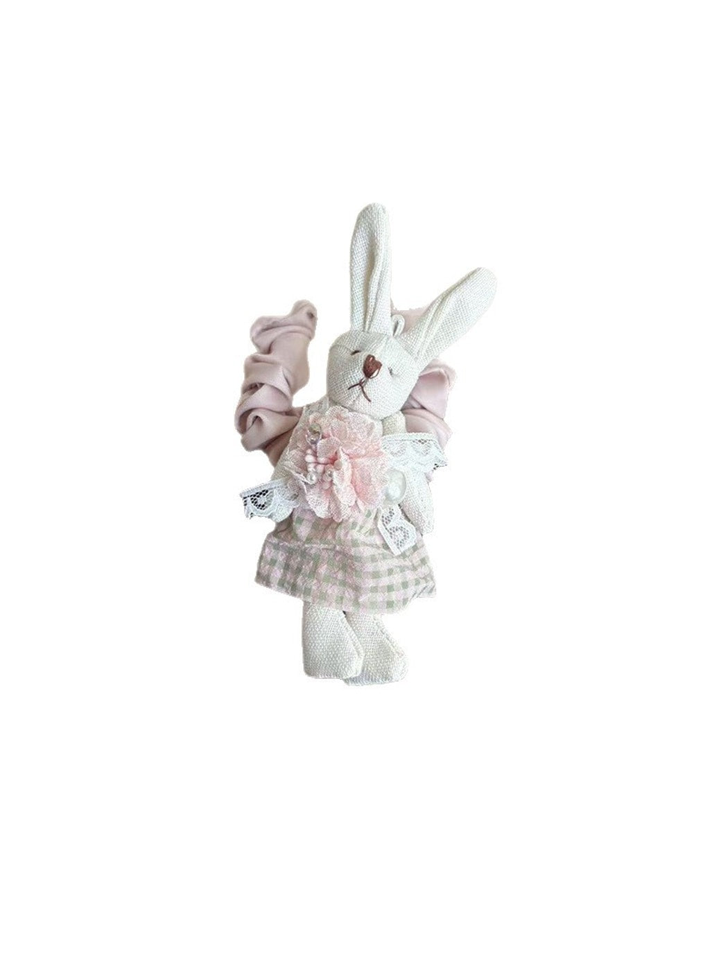 Beau - Mixed Material Rabbit Motif Decorative Banana Clip